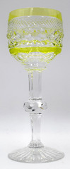 St. Louis Cut to Clear Chartreuse Wine Glass – Trianon Pattern