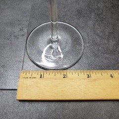 Pier 1 Spiral Wine Glasses Hand Blown Long Stem Vintage