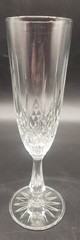 Vintage Clear Lead Crystal Champagne Flute Glass 4 Ounces