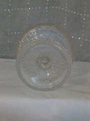 Vtg Indiana Glass Crystal Ice Sherbet Or Champagne Footed Glasses Set Of 4 MCM
