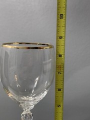 Lenox Monroe Gold Trim Water Goblets Set of 2