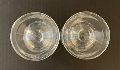 Indiana Glass Colony Whitehall Cube 5” Footed Juice Glasses – Set of 2 – EUC