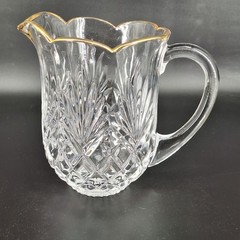 Dublin Shannon Crystal Pitcher 46oz 4 Highball Glasses 10oz Godinger Drinkware