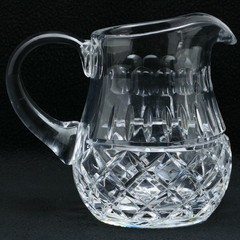 Waterford Ireland Crystal Thumb Print 6 3/4″ High WATER PITCHER – Sticker