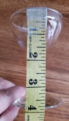 Lot of 4 Different Sizes & Styles of Glasses Cocktail Champagne Wine