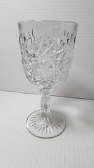 Libbey Vtg Water Wine Glass Goblet Starburst Hobstar Pattern Multiple Available