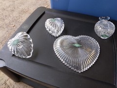 shannon crystal 6 Piece Heart Vanity Set Designs Of Ireland