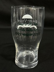 Golden Valley Brewery 30th Anniversary Crystal Beer Glass – Pre-owned