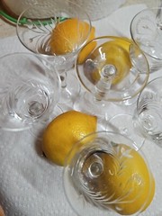 Set Of 8 REIZART GORHAM Vintage Crystal 4″ Cordial Glasses Peacock Style