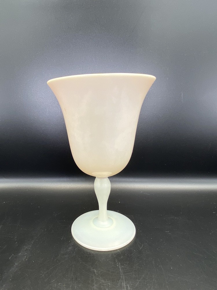 CARDER STEUBEN GOLD AURENE AND CALCITE GOBLET CHALICE