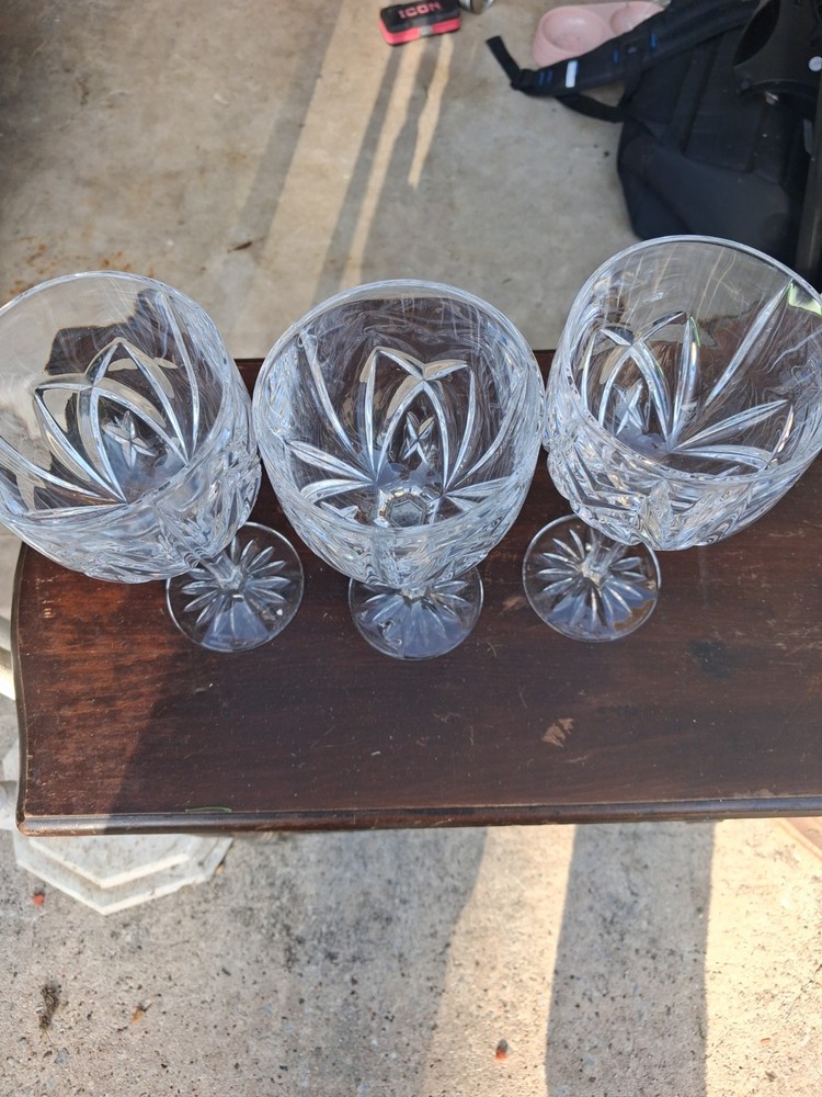 Set Of 3 Marquis By Waterford Wine Glasses