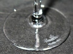 Rosenthal Crystal FUGA White Wine Goblet or Glass, 7 5/8″ Tall