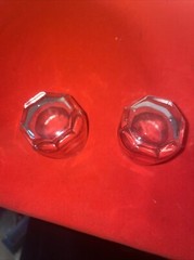 2 Small Crystal Cocktail Glasses-4 Oz -2.5” Tall- Estate Find