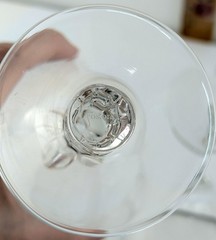 Fostoria Crystal Wedding Ring Platinum Trim 4 Piece 6 1/4″ Water Goblets 1953-75