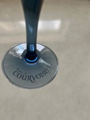 Martini Glasses Bormioli Luigi Courvoisier Cognac Blue Tulip Stemmed (2)