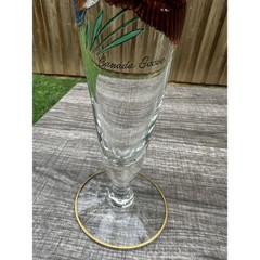 Ned Smith 8.25″ Pilsner Beer Glasses-Pitcher-Waterfowl-Painted Ducks- Set of 7