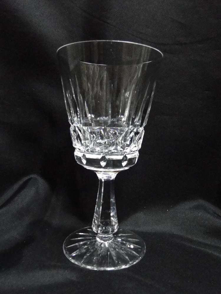 Waterford Crystal Kylemore, Vertical & X Cuts: Water Goblet (s), 6 7/8″
