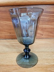 Lenox Antique Blue Wine Glass with Stem / Small Goblet 5″ Tall – Excellent