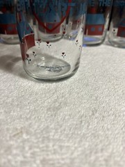 Vintage 1988 Anchor Hocking 6 Piece Set 12 Oz Glasses Home is where the heart is