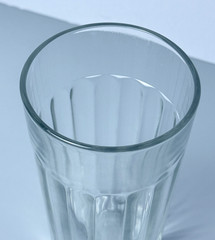 2 Vtg Glass Tumblers Thick Glass 6″+ Tall Different Makers MCM