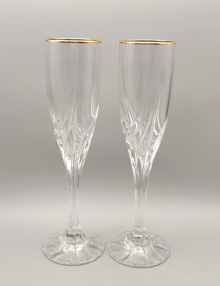 Lenox Debut Millennium Series Champagne Flutes Set of 2
