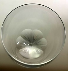 CRISTAL DE SEVRES PRIMAVERA WINE GLASS 6 1/2″ X 2 1/8″ MINT
