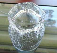 Indiana Glass GLACIER Whiskey Glass Lot of 2 Glasses MCM 8 oz