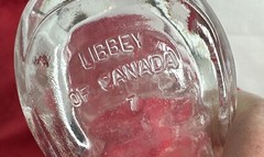 Vtg Libby Cowboy Boot Shaped Clear Glass Beer Mug With Handle 6″ Western Barware