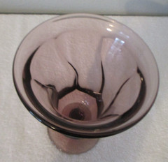 SET of 3 Fostoria Glass Co. JAMESTOWN Amethyst Purple Footed Water Goblet