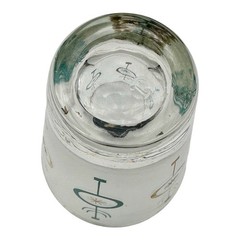 Libbey Nordic Turquoise and 22-Karat Gold Glass