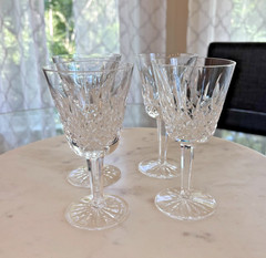 Waterford Crystal Lismore Claret Wine Glass Set Of 4 – 5 7/8″