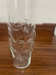 7″ Clear Libbey Dancing Nudes Glass/Mint Julep glass with Raised Dancers. READ