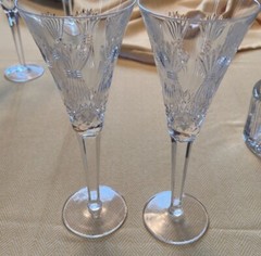 Waterford 68362305 Toasting Flutes – Clear Set Of 12 With Bottle Coaster