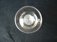 Pavonia Wine Glass clear by Ripley Company circa1885 EAPG