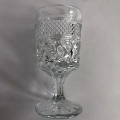 Vintage Anchor Hocking Wexford Claret Wine 5 3/8″ 12 In Set