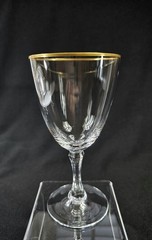 Lenox Crystal Mansfield (Gold Trim) Wine Glasses 5 7/8″ Set of 8 Excellent