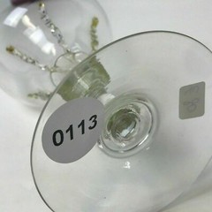 Murano Venetian Salviati Crystal Pauly & C Goblet Gold Leaf