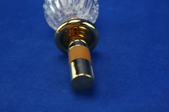 Wine Stopper with Crystal Egg, 4 7/8″, NWT