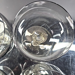 4 Lifetime Serenity Smoke Champagne Sherbet Set Vintage Elegant Stemware MCM Lot