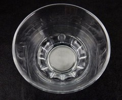 Fostoria Raleigh Crystal Clear Mayonnaise Bowl w/ Under Plate and Ladle-3 pcs.