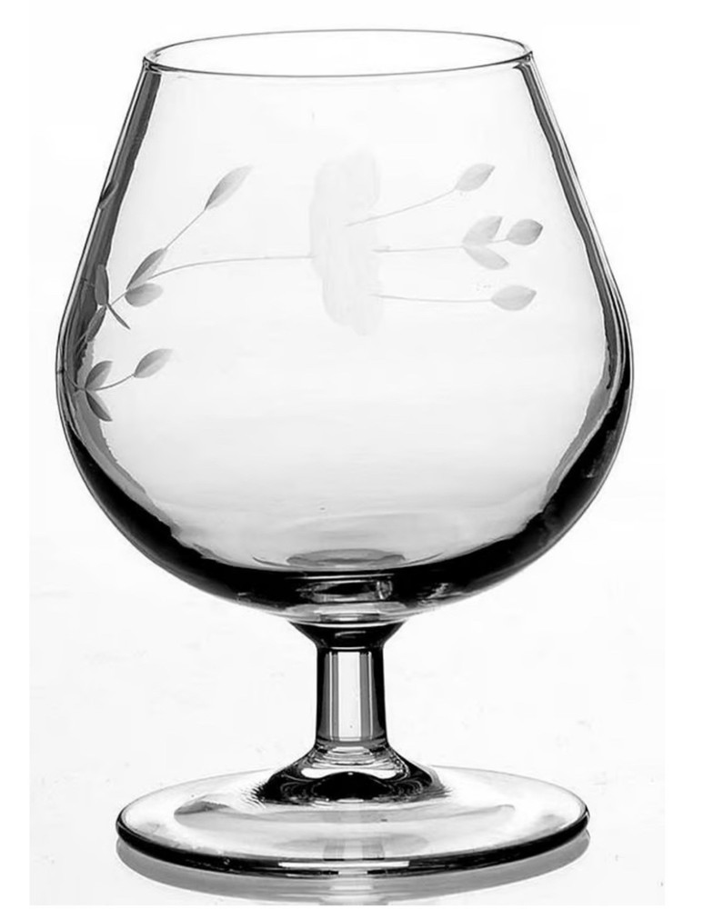 Princess House Heritage Brandy Snifter Etched Glass Single Replacement Piece