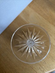 WATERFORD MAEVE Set of 5 WATER / WINE GLASSES 6 7/8″ Tall Crystal Stems – NICE!
