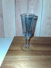 Vintage Cordial Glasses Set of 3 – 3.5” Mid Century Clear Stemmed Liqueur Glass