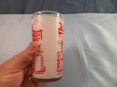 Federal Minnesota State Souvenir Frosted Glass Tumbler INV2