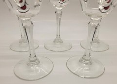Beau Brummel Gay Fad Small Martini Glasses – Mid Century Bar Ware 1950s – 5 Set