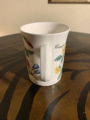 Queensway Fine Bone China Garden Flowers Mug Set Of 2 Made In England