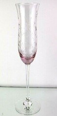 Lenox Heather Pink Champagne Flute (s) Imperfect Foot