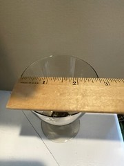 Orrefors Simon Gate Amber Smoke Wine Glasses Or Fruit Cocktail 3-1/2” Vtg MCM