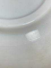 FROM YULE POTTERY EVANSVILLE McKee Glass TOM & JERRY EGGNOG PUNCH BOWL 12 CUPS