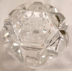 B&B Italian 24% Lead Crystal Heavy Glasses Low Ball Rocks Tumblers ~Set of 6 ~